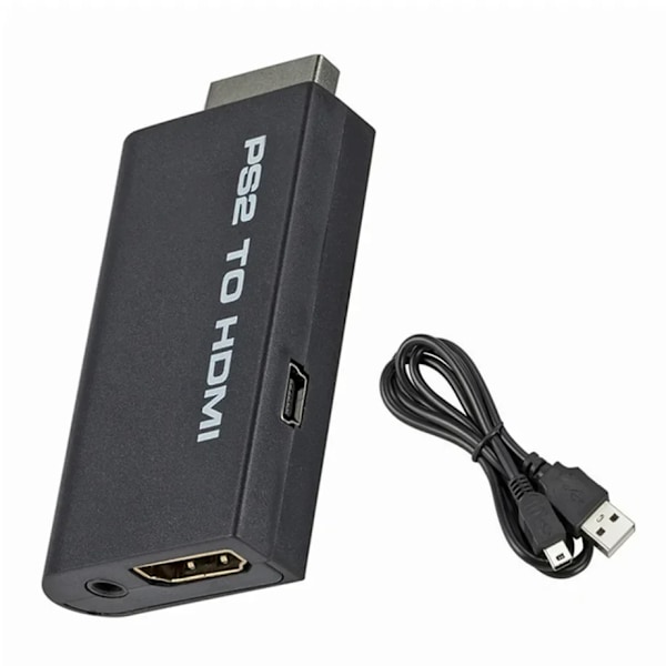 PS2 til HDMI-kompatibel lyd video konverter