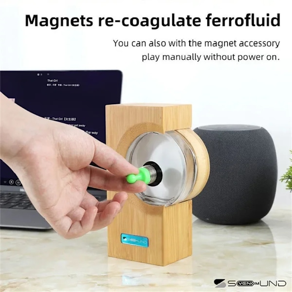 Bærbar Visuell Musikk Lyd touch Trådløs Mini Magnetisk Væske Pickup