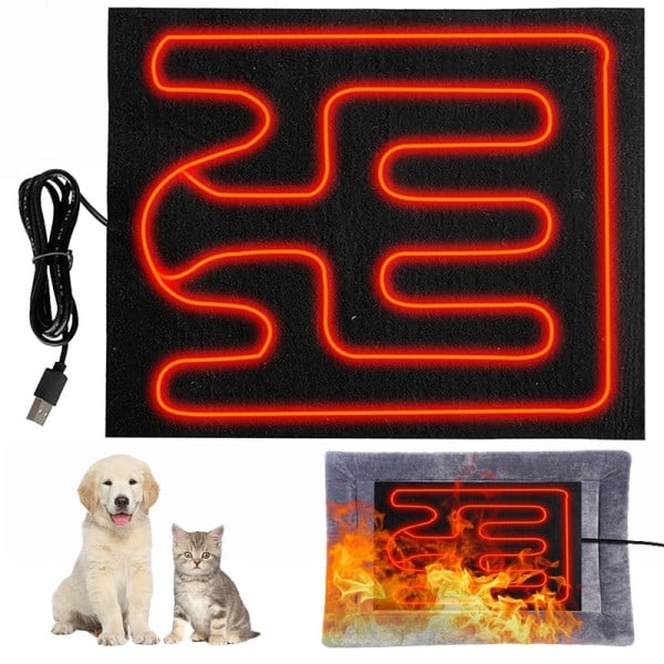 USB oppvarming film varm bretting oppvarmet ark vanntett