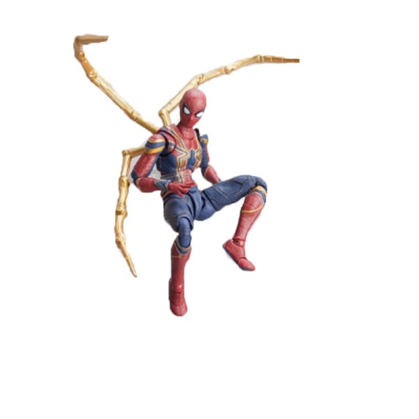 Avengers Alliance 4 Rauta Hämähäkkimies liikkuva animaatio malli Fulian 047 käsin tehty lelu