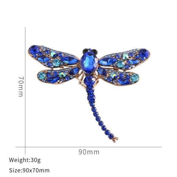 Delysia King Dragonfly brosje