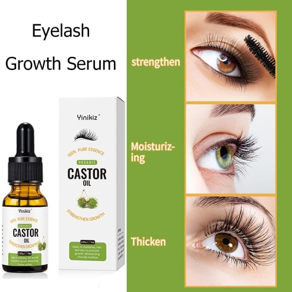 Ögonfrans tillväxt serum ögonfransförstärkare längre fullare tjockare fransar ögonfransar ögonbryn förstärkare