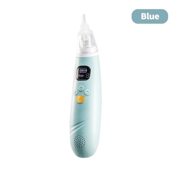 Baby Nasal Aspirator Småbarn Elektrisk Nese Aspirator Automatisk Nese Renser Justerbar Sug Musikk og Lys beroligende Funksjon