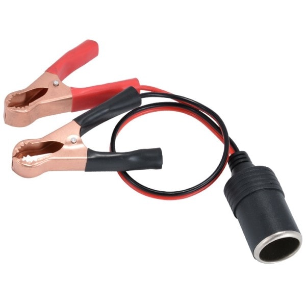 Bil batteri terminal klemme klips sigarett lighter strøm stikkontakt adapter