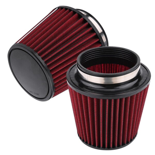 Universal Bil Luft Filter Högt Flöde Modifiering Inlopp Bil Kall Luft Insug Luft Filter