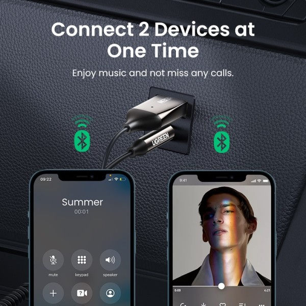 Bluetooth Aux sovitin langaton auto Bluetooth vastaanotin USB 3,5mm liitäntä ääni musiikki mikrofoni handsfree sovitin