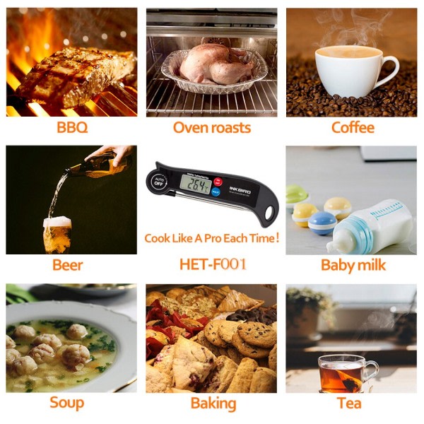 Digital Kök Termometer För Ugn Öl Kött Matlagning Mat Sond BBQ Elektronisk Ugn Termometer Kök Verktyg