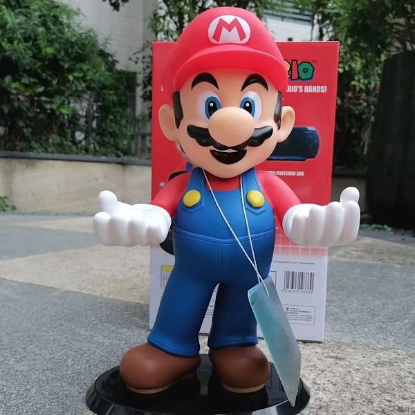 Super Mario 31cm Telefon Fjernbetjening Kontrol Support Holder Figur Model Legetøj