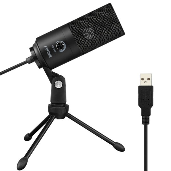 Metal USB Kondensator Optagelse Mikrofon Til Bærbar  Windows Cardioid Studio Optagelse Vokal