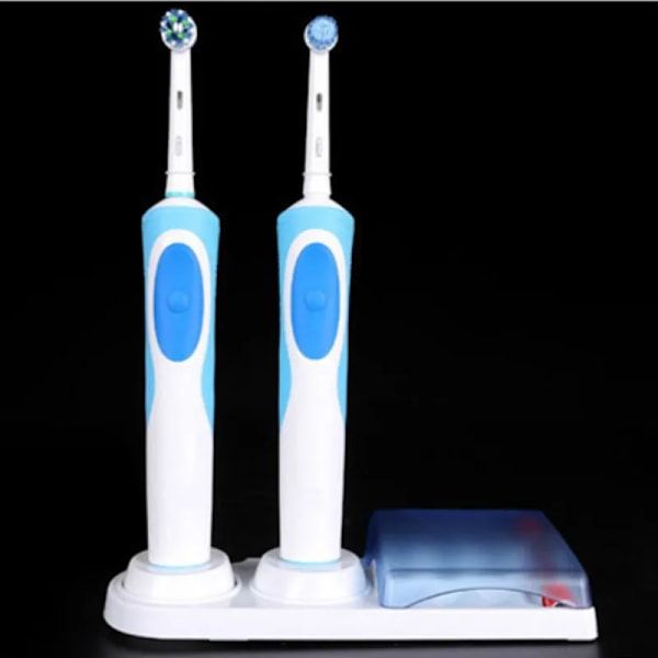 Holder Beslag Til Oral B Elektrisk Tandbørste Stand Base Støtte Tand Børstehoveder Boks Dæksel Med Oplader Hul Badeværelse