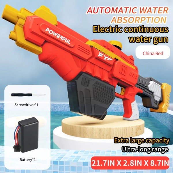 Elektrisk vatten pistol leksaker burst barn's högtryck stark laddning energi vatten automat vatten spray barn's leksak vapen