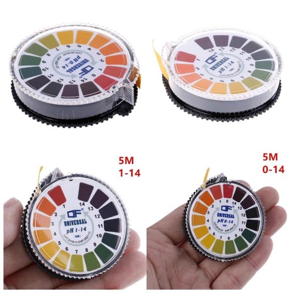 5M Alkaline Syra Indikator Mätare Test Papper Rull