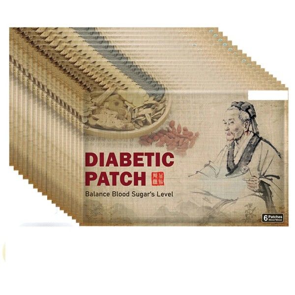 120 stykker Diabetiker plaster stabiliserer blod sukker niveau balance blod glucose diabetes behandling