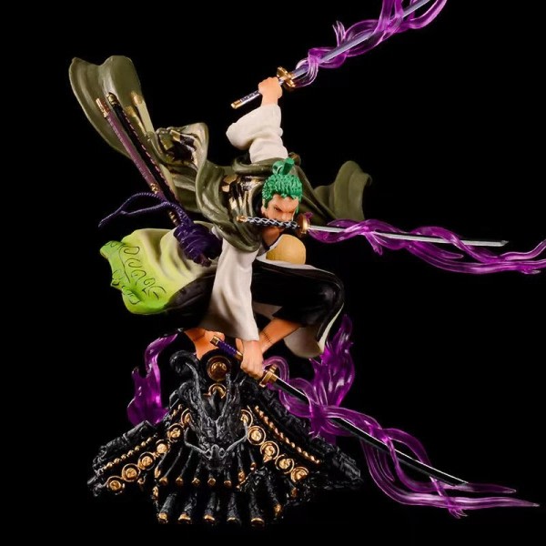 Roronoa Zoro Figurine One Piece Anime Action Figur Voksen Børn Legetøj