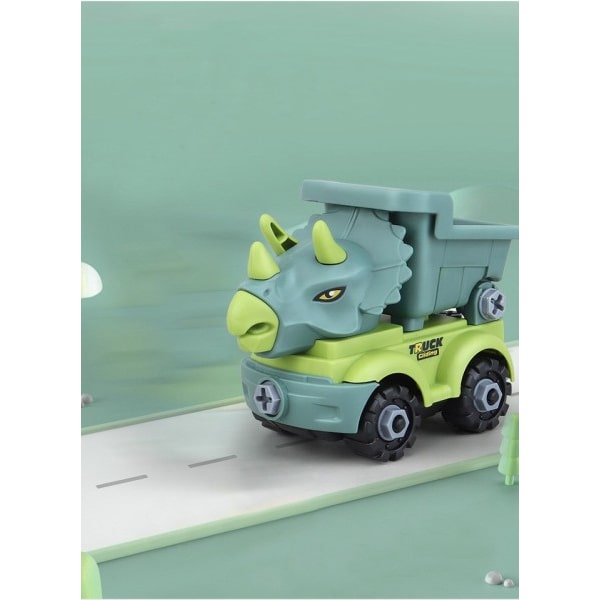 Dinosauruksen tekniikka kuorma-auto voidaan koota ja purkaa