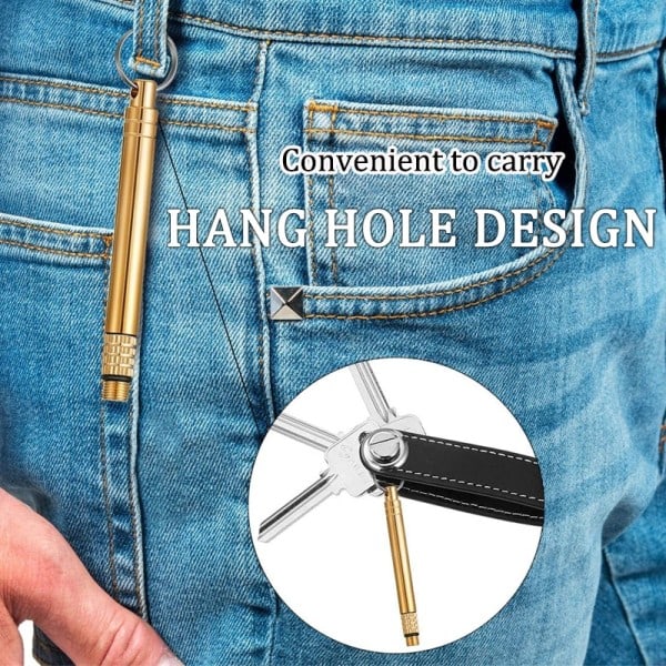 Titanium Udendørs Edc Bærbar Multi-Purpose Tandstikker Flaske Frugt Gaffel Camping Værktøj Tandstikker