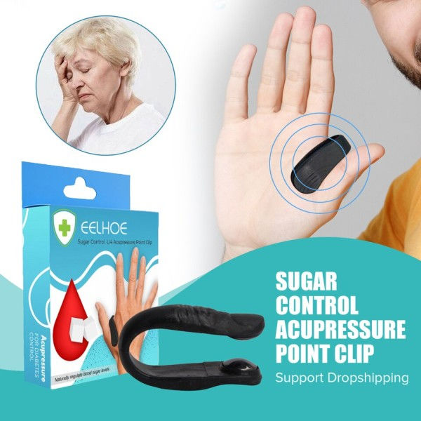 Socker kontroll akupressur punkt klämma för diabetiker behandling blod glukos lindring