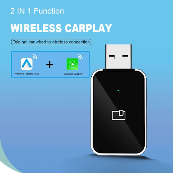 Trådløs CarPlay Android Auto Trådløs Adapter