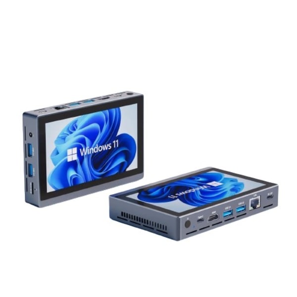 Mini PC Windows 11 WiFi5 BT5.0 16GB 512GB Touch Screen Tablet