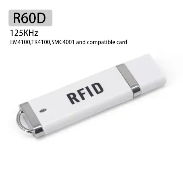 Bärbar Liten U Disk RFID Läsare 125Khz ID 13,56MHz IC Kort Induktion Smart USB Reader Writer