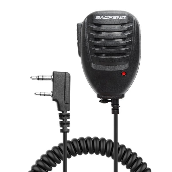 Professionel Skulder Højttaler Mic Mikrofon til Walkie Talkie