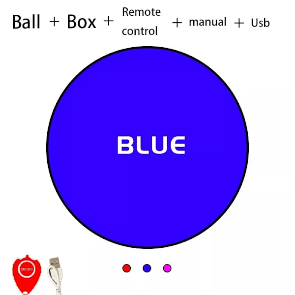 Flygande Ball Boomerang Flyorb Magic Med LED Lights Drone Hover Ball