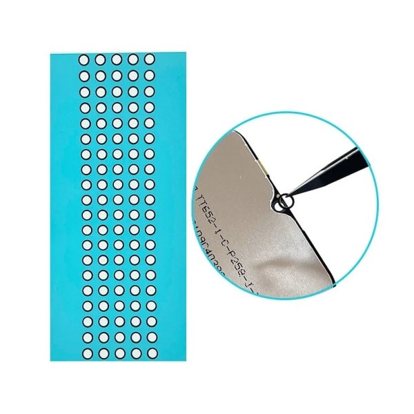 100 bitar Reparation Delar Anti Damsäker Skärmad Skum Gasket Sponge For Samsung iPhone Xiaomi Moto Google OPPO Front Back Camera Replace
