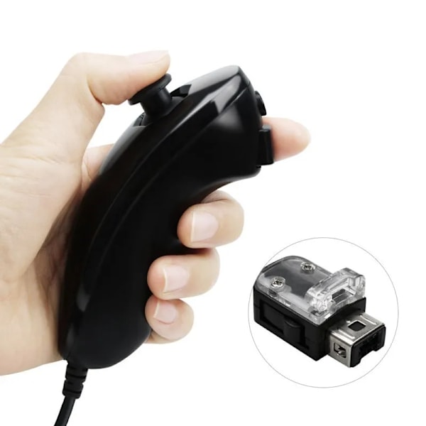 Wired Nunchuck For Nintendo Wii Game Controller