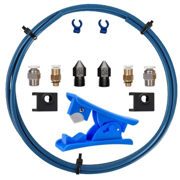 Creality Capricorn Bowden PTFE letku XS sarja 1M putki nopea liitos 1kpl pneumaattinen liitos push 1,75 mm filamentti