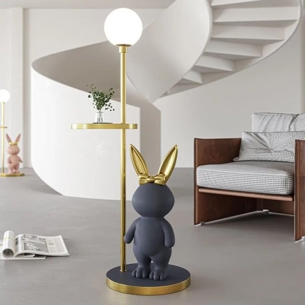 Nordic Modern Rabbit pöytä LED lattia lamppu asumiseen lapsille Lapset‘s huone