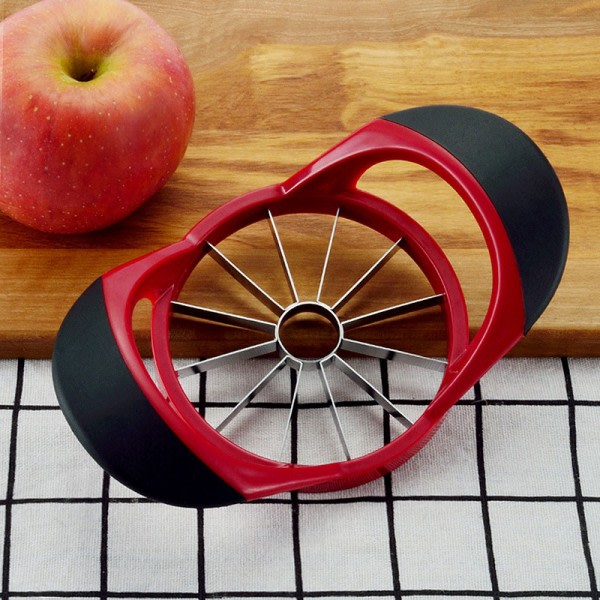 Apple Slicer Päivitetty Versio 12-terä Suuri Apple Corer, Ruostumaton teräs Ultra-Sharp Apple Leikkuri