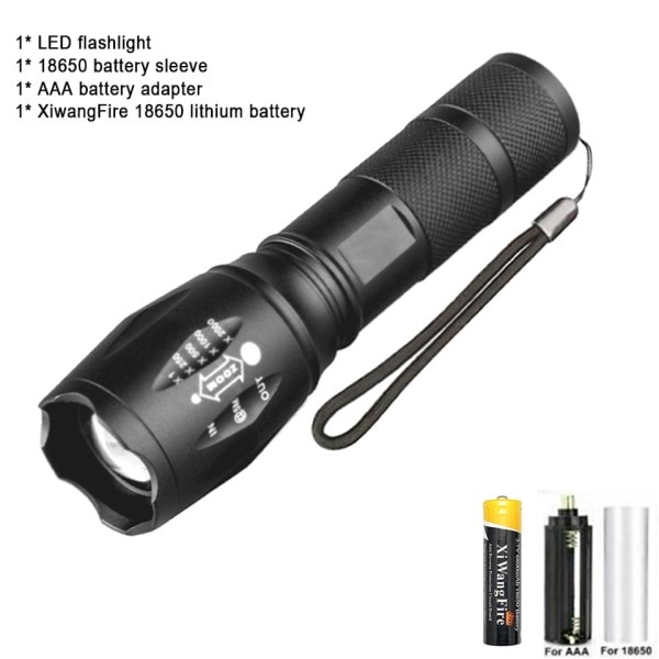 Kannettava tehokas LED lamppu XML-T6  taskulamppu Linterna taskulamppu