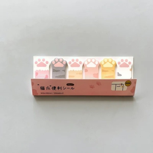 Barn Flicka Rosa Katt Paw Skrivpapper Set Gel Penna Korrektion Tejp Memo kuddar Radergummi Kniv Set