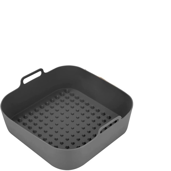 Air Fryer Silicon Gryte Tykk Gjenbrukbar Silicon Firkant Air Fryer Fôringer Erstatning av Pergament Fôr Papir Air Fryer Kurv