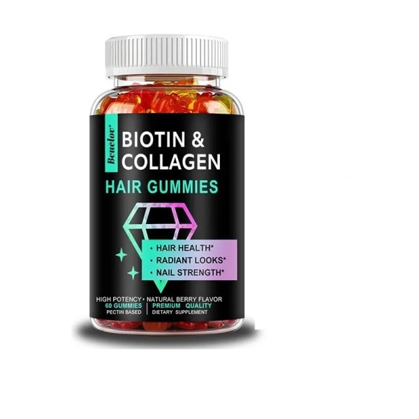 Vitamiini kumit-korkein teho naisille miehille ja lapsille terve hiusiho&Kynnet vitamiinit-ei-GMO