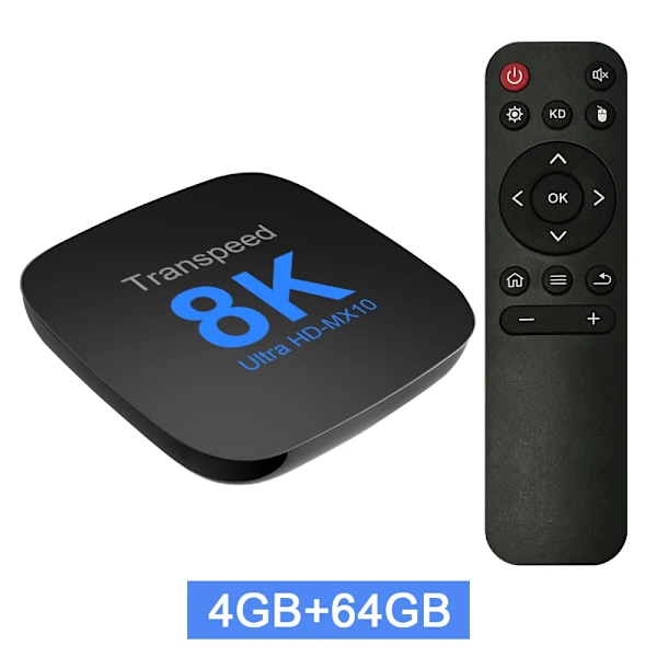 Android 13 TV Box ATV Dobbel Wifi Med TV Apper 8K Video BT5.0+ RK3528 4K 3D Voice Media Player Set Top Box