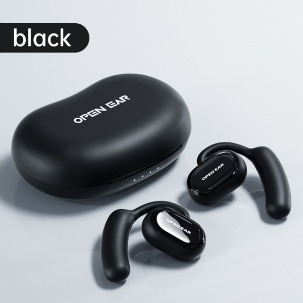 Åpne Ear Hodetelefoner TWS True Trådløse Earplus with Earkroker Bluetooth Bone Conduction Earphone handsfree