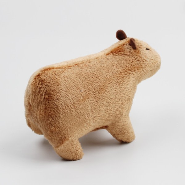 Fluffig Capybara Plysch Doll Kawaii Capybara Koppade Leksaks Simulering Koppade Djur