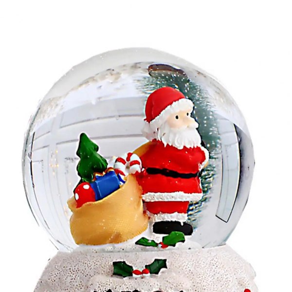Krystall Kule Natt Lys Krystall Kule Lampe Jule Snø Globe Ornament Natt Lys Krystal Lys