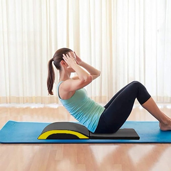 Vikbar Supin Bräde AB Träningsmatta med Svanskot Protector Sit Up Pad Buk Core Trainer Matta