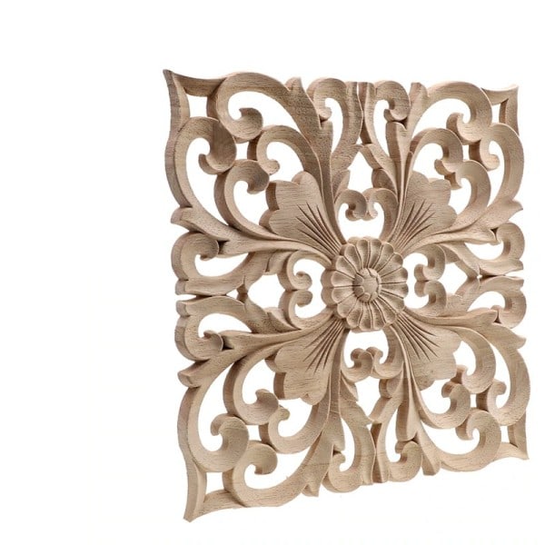 Træ Decal Supply European style Applique Ægte Træ Udskæring Tilbehør