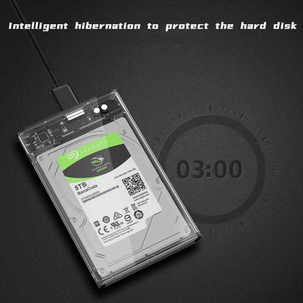 Hårddisk boxar USB 3.0 till SATA III Hårddisk fodral 2.5 tum HDD SSD Shell