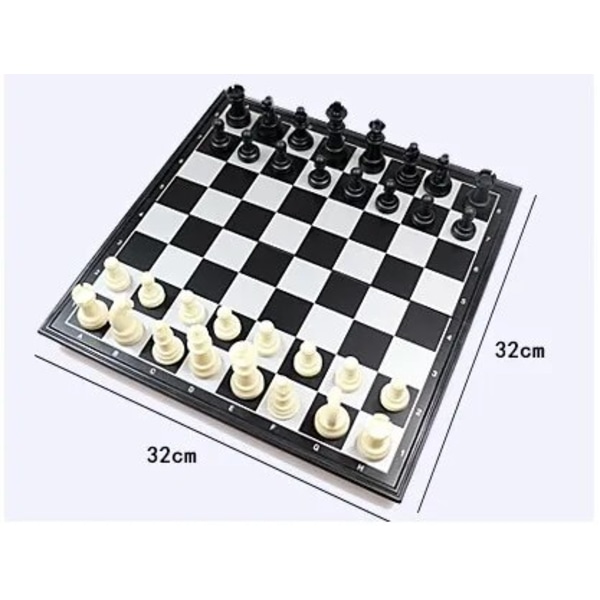 Middelaldersk Sjakk Sett Med Høy Kvalitet Sjakkbrett 32 Gull Sølv Sjakk Bykker Magnetisk Brett Spill Sjakk Figur sett