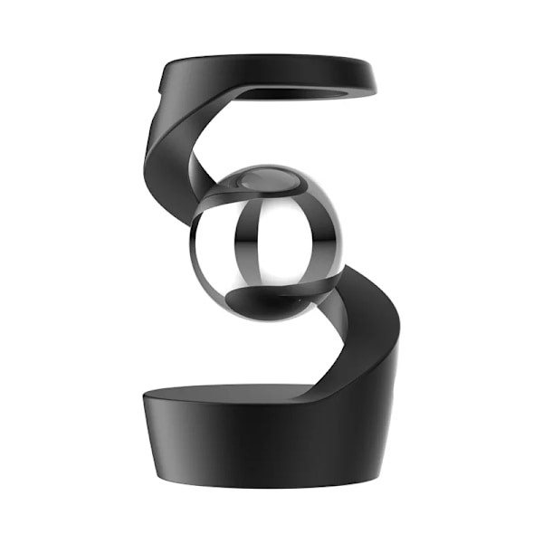 Skrivebord Roterende Gyroskop Finger Fidget Spinner Leketøy Alt Aluminium Legering Snurrende Gyro Sølv Metallic Accents