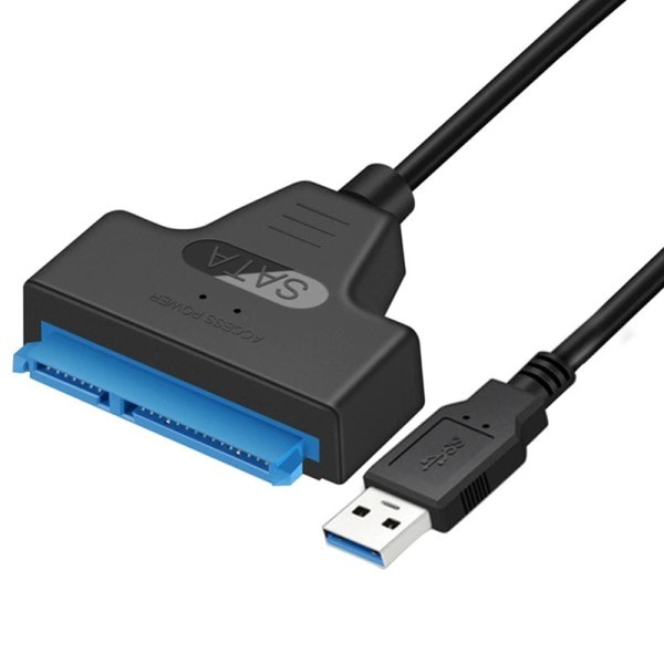 SATA til USB 3,0 / 2,0 kabel opptil 6 Gbps for 2,5 tommer ekstern HDD SSD harddisk