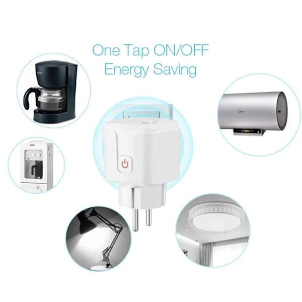 433 mhz Trådløs Fjernbetjening Kontrol Switch  110V 220V 16A EU FR Smart Socket Stik