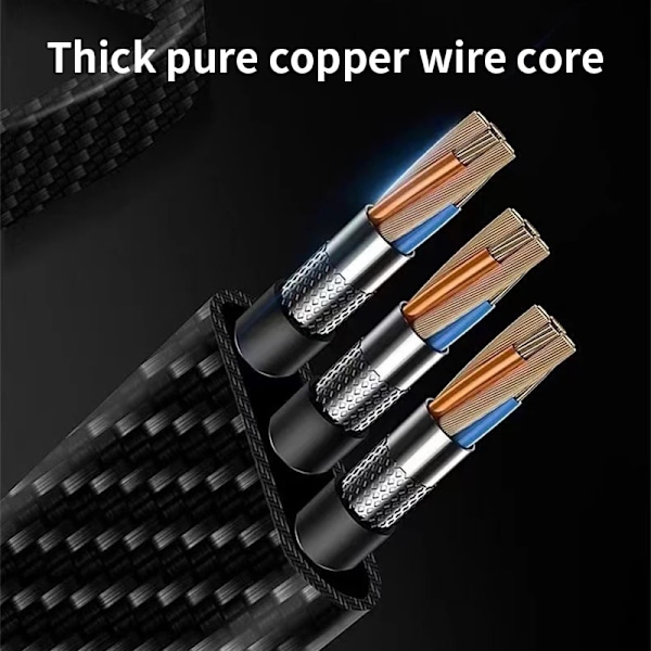3 In 1 100W LED  Digital Display  USB kabel Typ C Usb Micro