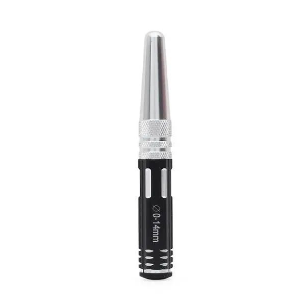 Rostfritt stål Taper Reamer Hål Expanderande Såg Öppnare Svart  Skruvmejsel Bit Diameter 0-14mm