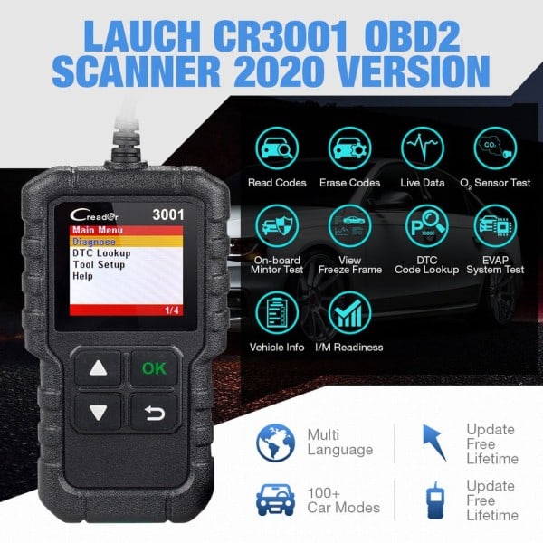 Scanner Support Fuld OBD2 Funktioner Auto Scan Diagnostik værktøj