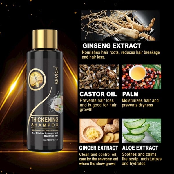 Naturlig kokosnød olie hår vækst shampoo hårtab behandling